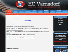 Tablet Screenshot of hcvarnsdorf.cz